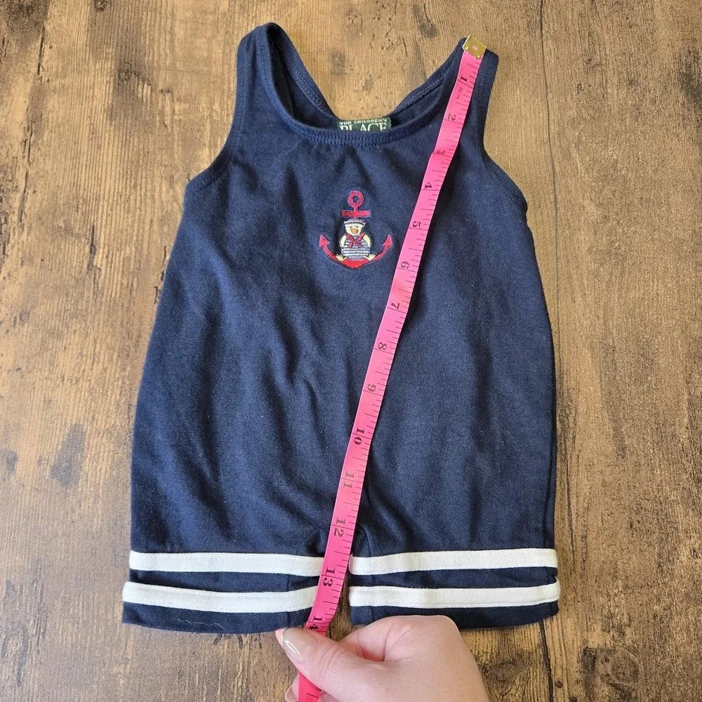 Vtg‎ The Childrens Place Bodysuit 12 Months Sailor Duck 1920s Inspo Stripes